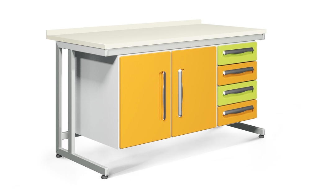 Робочий стіл з тумбою PRAXIS